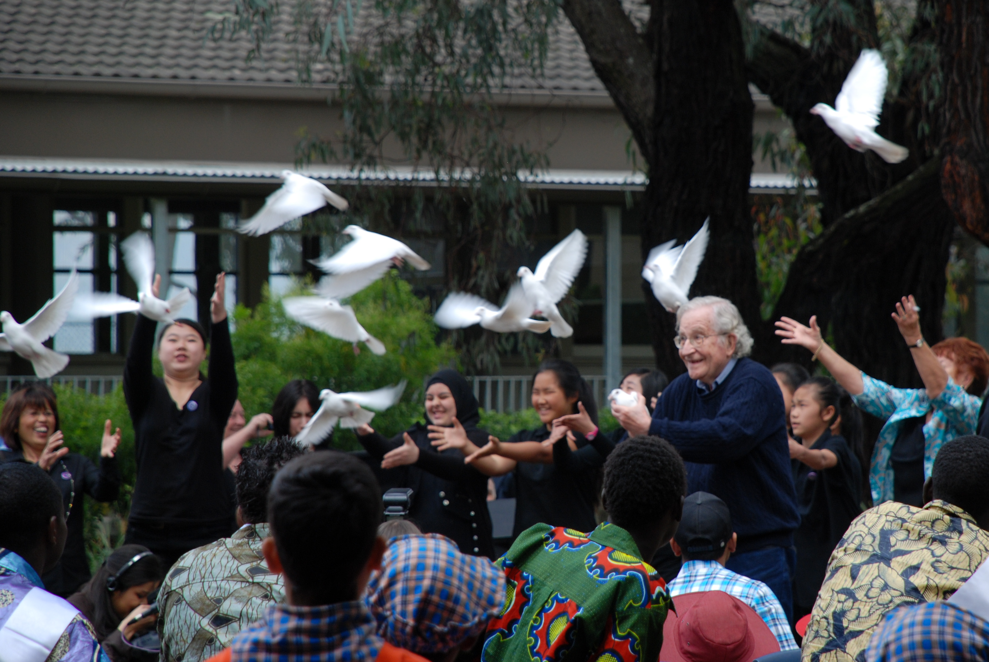 Professor Noam Chomsky at Peace Day Celebrations