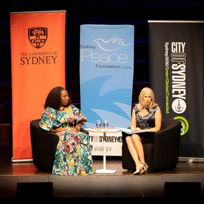 Taran-Burke-and-Tracey-Spicer-accept-the-2019-award-on-behalf-of-the-Me-Too-movement