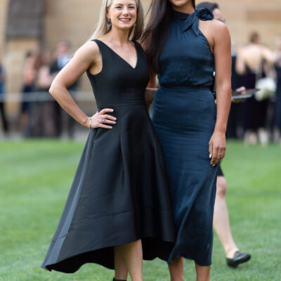 Guests posing in the University of Sydney quadrangle