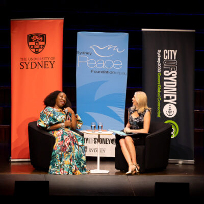 Tarana Burke and Tracey Spicer accept the 2019 award on behalf of the Me Too movement (2)