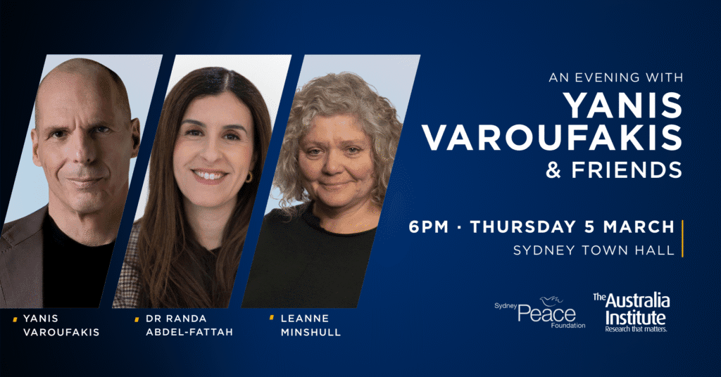 Yanis Varoufakis Sydney Event